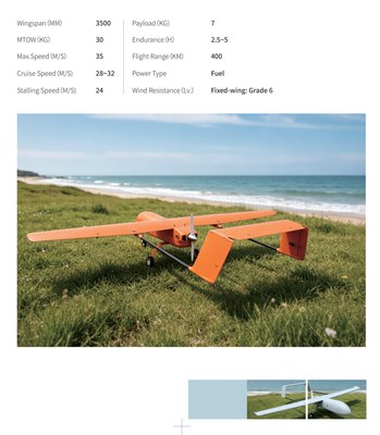 Fixed Wing UAV Kit with Hybrid Power & 16.6kg Payload