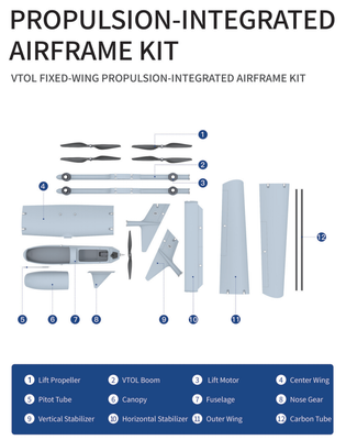 Fixed Wing UAV Kit with Hybrid Power & 16.6kg Payload